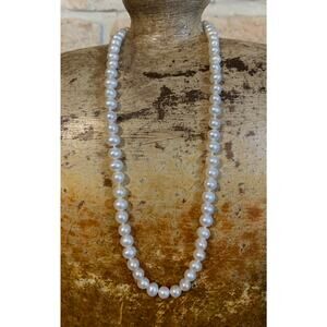 LUC (Lucas Lameth)  Sterling Silver and Freshwater Pearl 18 Inch Necklace